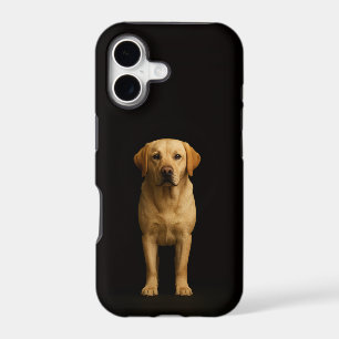 Labrador minimaliste Noir 4 Luxe iPhone 17 Mate,