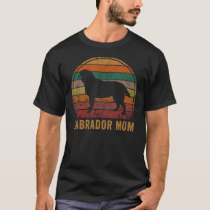 Labrador Mom Lab Yellow Black Labrador Retriever T-Shirt