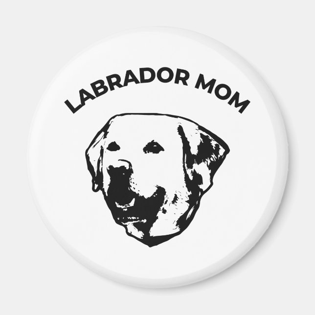 Labrador Mom  Magnet (Front)
