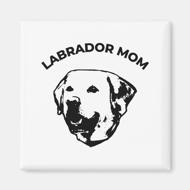 Labrador Mom   Magnet (Front)