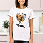 Labrador MOM Personalized Dog Lover Pet Photo T-Shirt<br><div class="desc">Labrador Mom ... Surprise your favourite Dog Mom this Mother's Day , Christmas or her birthday with this super cute custom pet photo t-shirt. Customize this dog mom shirt with your dog's favourite photos, and name. This dog mom shirt is a must for dog lovers and dog moms! Great gift...</div>