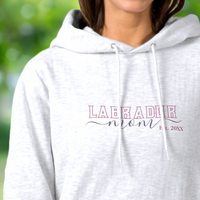 Labrador Mom Varsity Script Established Hoodie (Creator Uploaded)