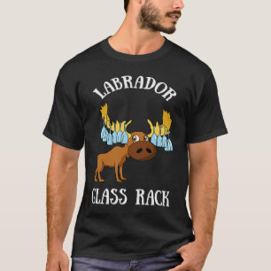 Labrador Moose Wine Glass Rack for Camper T-Shirt