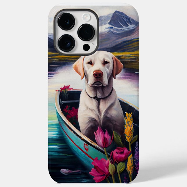 Labrador on a Paddle: A Scenic Adventure Case-Mate iPhone Case (Back)