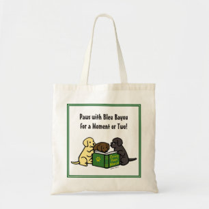 Labrador Puppies Reading Book Bag