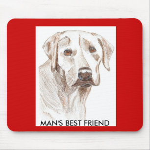 Labrador Puppy Lovers mousepad