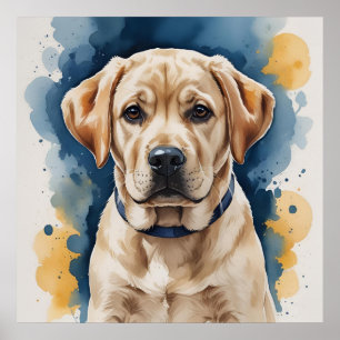 Labrador Puppy Poster Wall Art