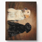 Labrador Récupérer Plaque avec de l'Easel