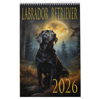 Labrador retriever 2026 wall calendar