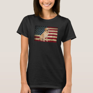 Labrador retriever American Flag labra dog Animal  T-Shirt