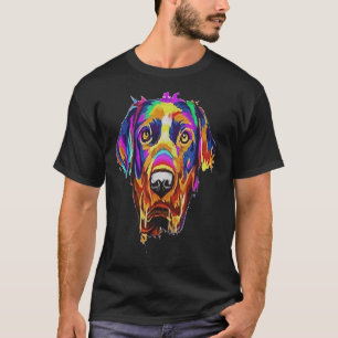 Labrador Retriever Animals Beautiful Color Splash T-Shirt