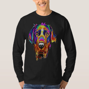 Labrador Retriever Animals Beautiful Colour Splash T-Shirt