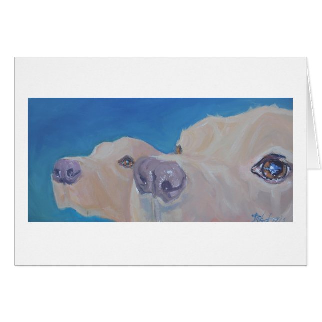 Labrador Retriever Art Card (Front Horizontal)