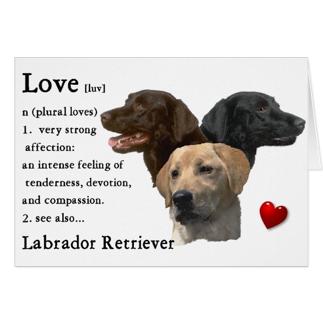 Labrador Retriever Art Gifts (Front Horizontal)