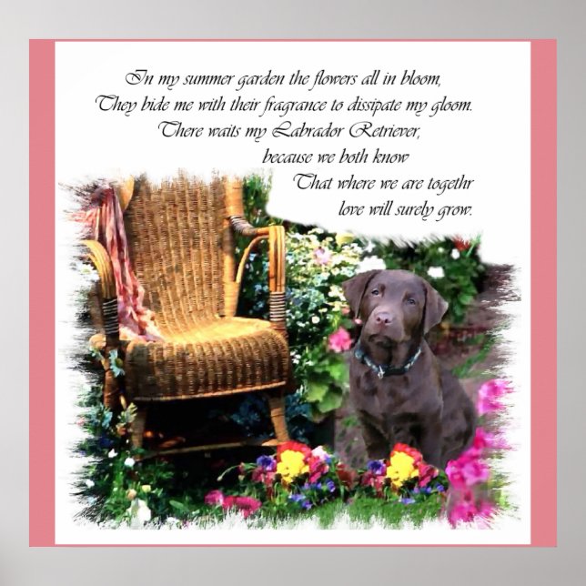 Labrador Retriever Art Gifts Poster (Front)