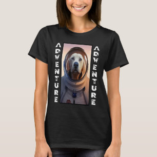 Labrador Retriever Astronaut in Space Cuddly Adven T-Shirt