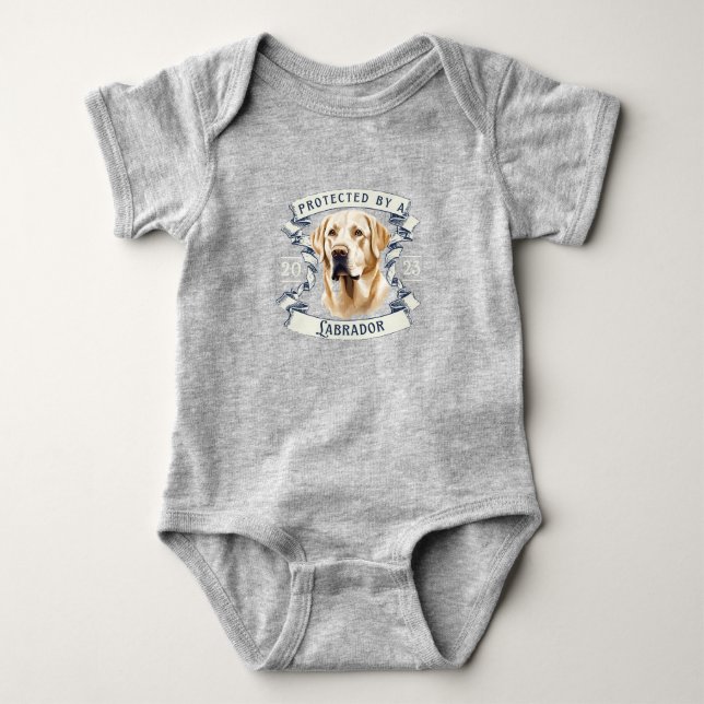 Labrador Retriever Baby Bodysuit (Front)