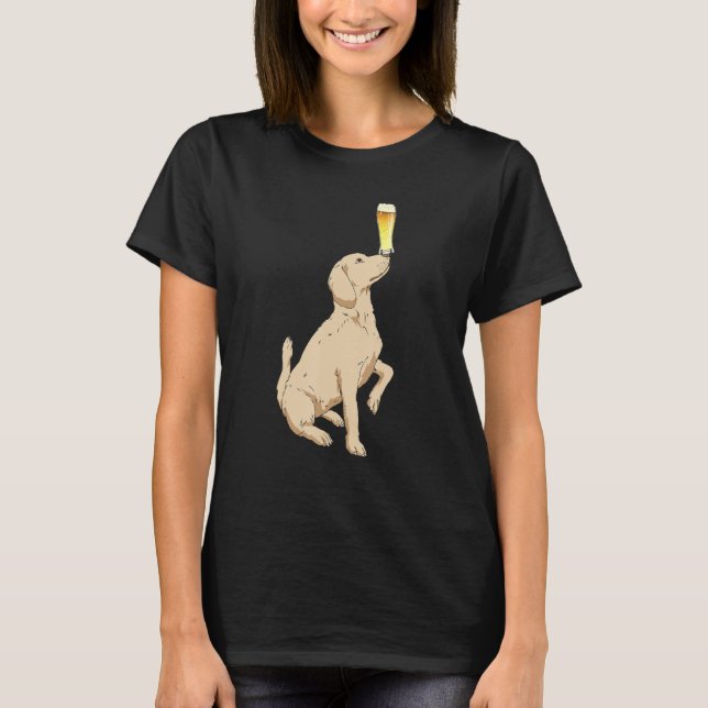 Labrador Retriever Beer  Craft Beer Tee (Front)