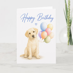 Labrador Retriever Birthday Card