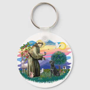 Labrador Retriever (black) Keychain