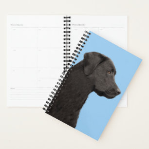 Labrador Retriever Black Peinture Original Chien A