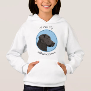 Labrador Retriever Black Peinture Original Chien A