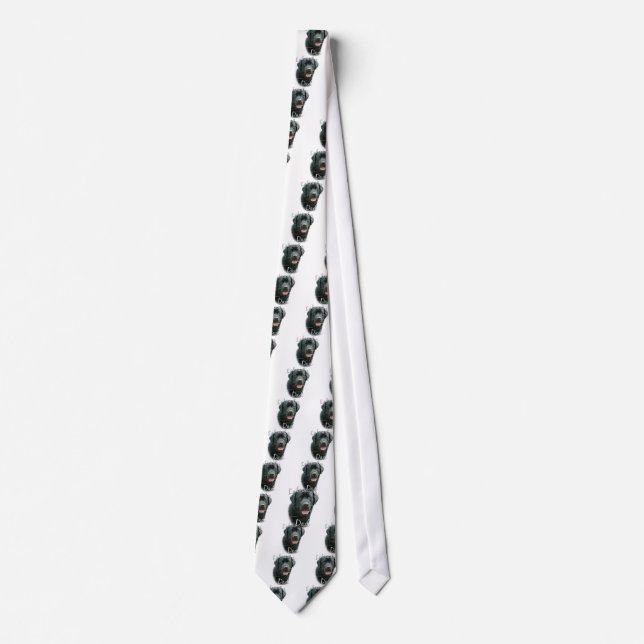 Labrador Retriever (blk) Dad 2 Tie (Front)