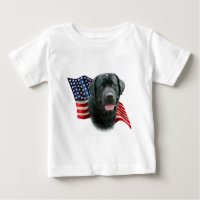 Labrador Retriever (blk) Flag