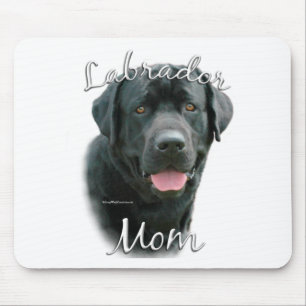 Labrador Retriever (blk) Mom 2 Mouse Pad