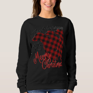 Labrador Retriever Buffalo Plaid Merry Christmas W Sweatshirt