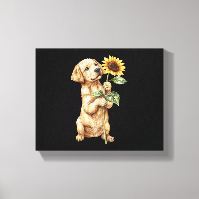 Labrador Retriever  Canvas Print (Front)
