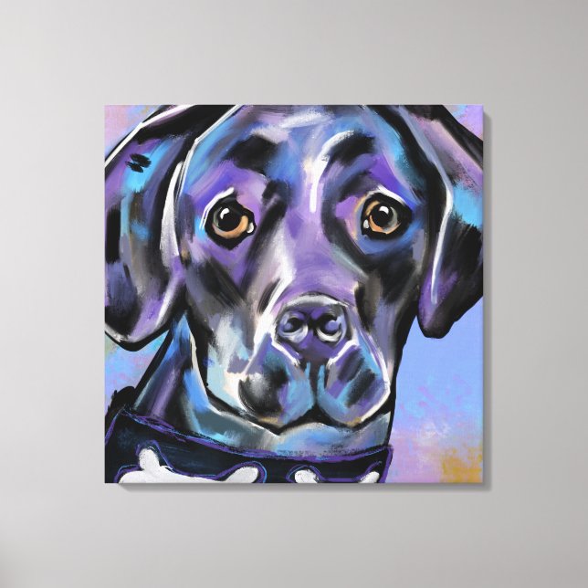 LABRADOR RETRIEVER            CANVAS PRINT (Front)