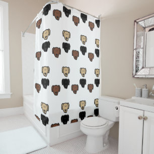 Labrador Retriever Cartoon Heads