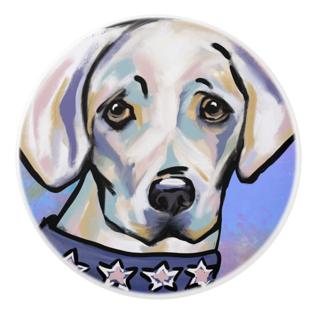 Labrador Retriever   Ceramic Knob (Front)