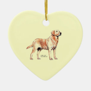 Labrador Retriever Ceramic Ornament