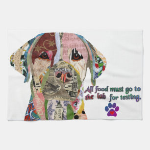 Labrador Retriever Chien serviette de cuisine