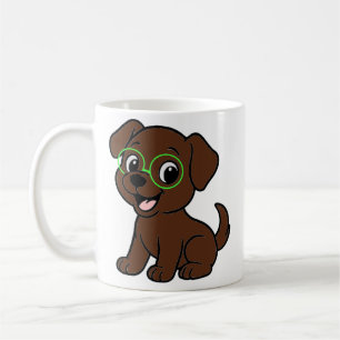 Labrador Retriever Chocolate Lab Cartoon Coffee Mug