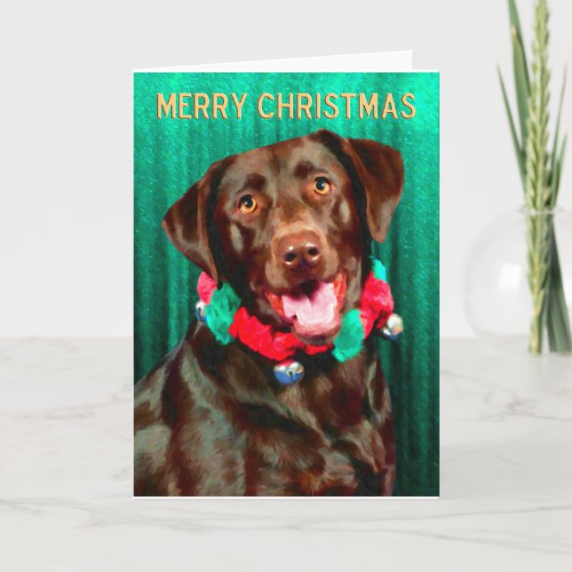 Labrador Retriever Christmas Cards (Front)
