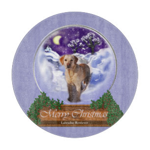 Labrador Retriever Christmas Cutting Board