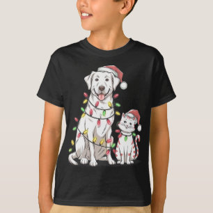 Labrador Retriever Christmas Festive Dog Cat Lover T-Shirt