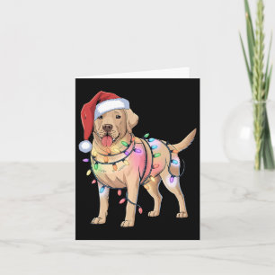 Labrador Retriever Christmas Festive Dog Lover 1  Card