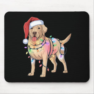 Labrador Retriever Christmas Festive Dog Lover 1  Mouse Pad