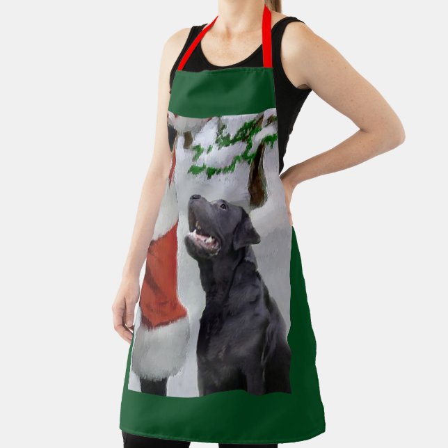 Labrador Retriever Christmas Gifts Apron (Insitu)