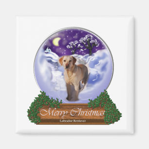Labrador Retriever Christmas Gifts Magnet