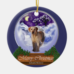 Labrador Retriever Christmas Gifts Ornament