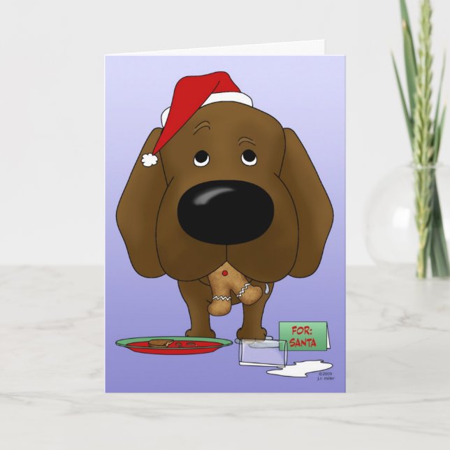 Labrador Retriever Christmas Holiday Card (Front)