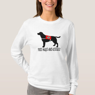 Labrador Retriever Comfort Dog: Free Hugs, Kisses T-Shirt