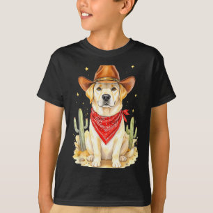 Labrador Retriever Cowboy Dog Western Llabrador Co T-Shirt