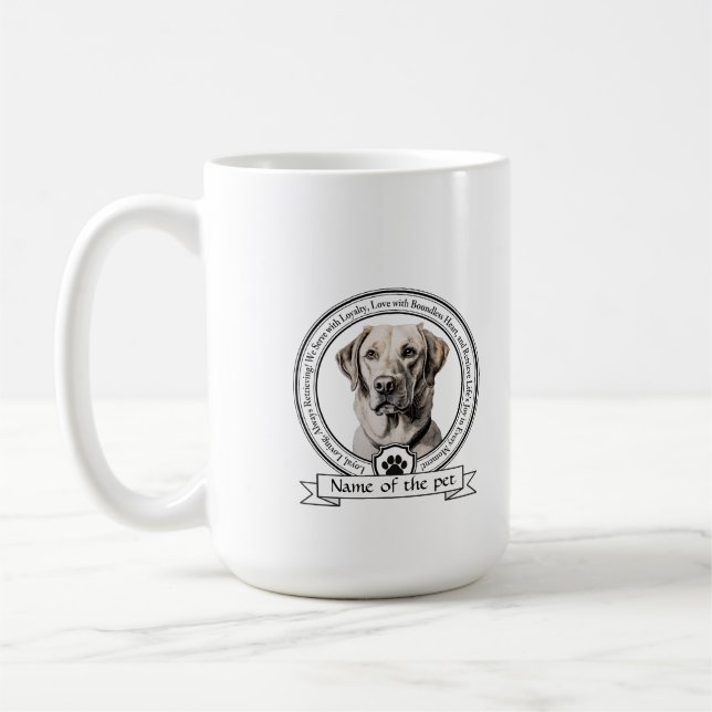 Labrador Retriever Credo Coffee Mug (Left)