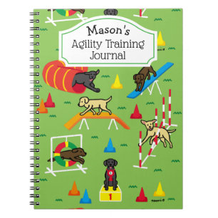 Labrador Retriever Dog Agility Training Notebook